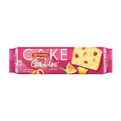 Britannia Fruit Cake Tea Snacks 8.82oz (250g) - Delightfully Smooth, Soft  and Delicious Cake - Breakfast & Tea Time Snacks - Suitable for Vegetarians  (Pack of 2) - Walmart.com