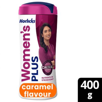 Horlicks Women'S Plus Caramel Refill Powder 750G, Health Drink For Women,  No Added Sugar