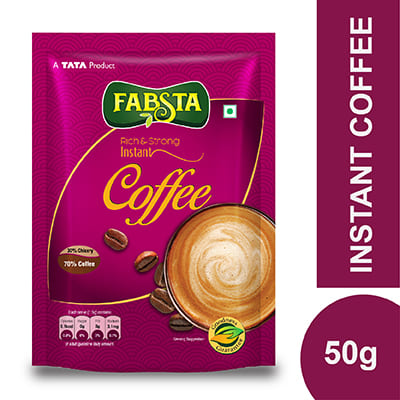 Buy Fabsta Instant Coffee Rich & Strong 50G Online in India 