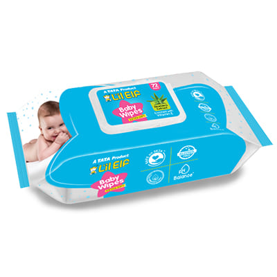 Lil Elf Baby Wipes 72 Pcs